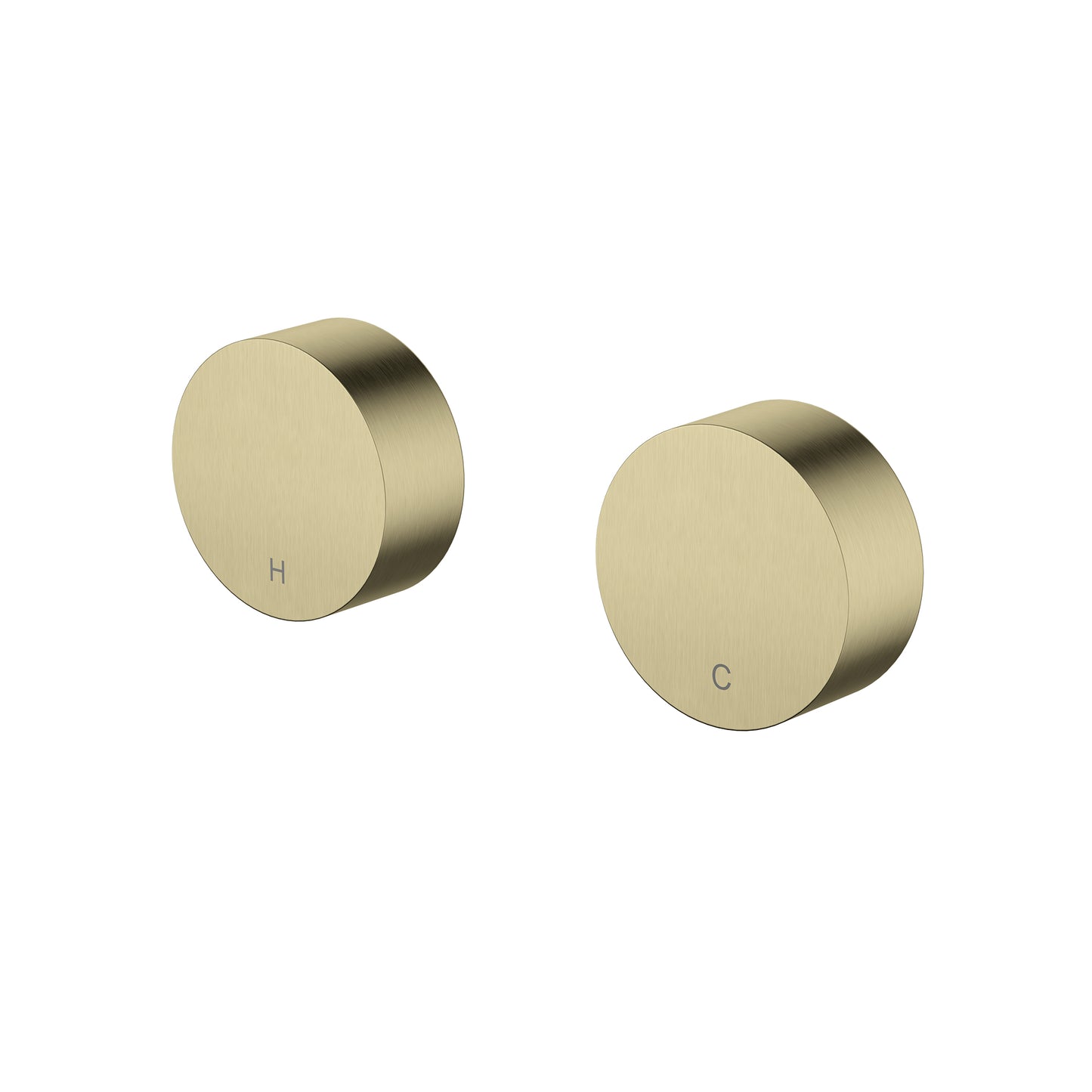 Star Mini Wall Top Assemblies Round Brushed Bronze