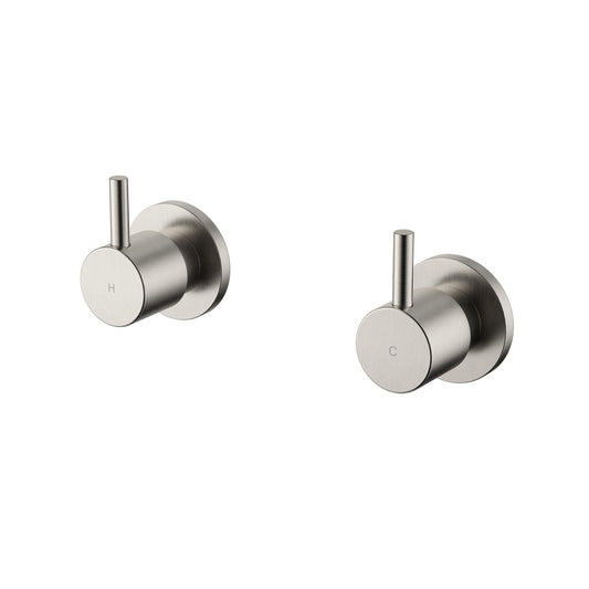 Star Mini Wall Top Assemblies Brushed Nickel