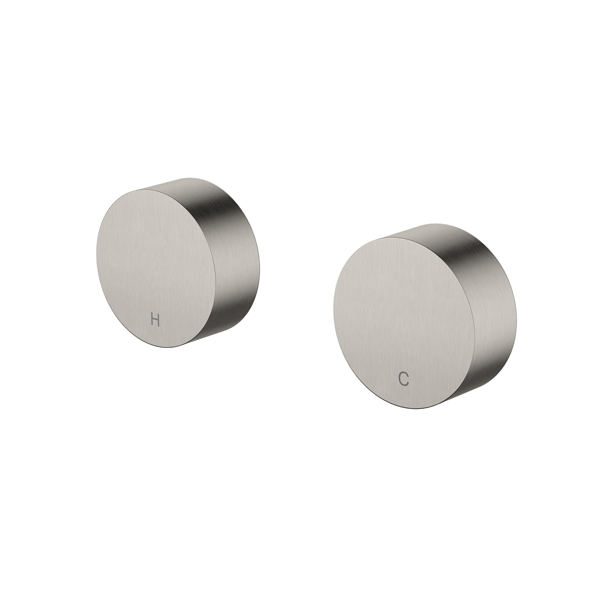 Star Mini Wall Top Assemblies Round Brushed Nickel