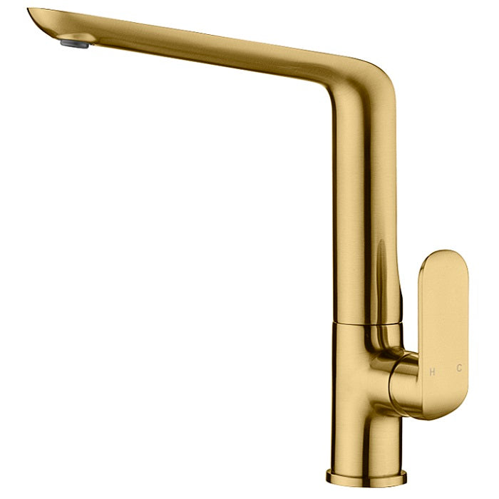 Kara Sink Mixer - Brushed Gold