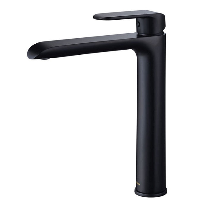 Kara High Rise Basin Mixer - Matt Black