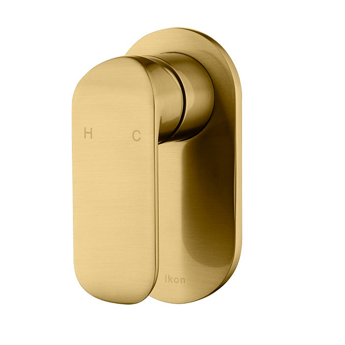 Kara Wall Mixer - Brushed Gold