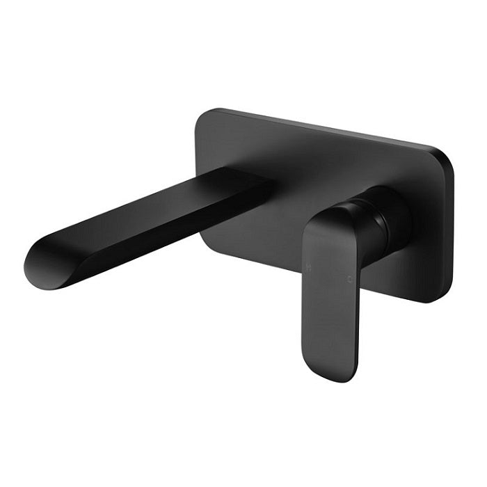 Kara Wall Basin Mixer - Matt Black