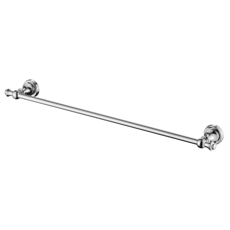 Medoc Single Towel Rail 600mm Chrome