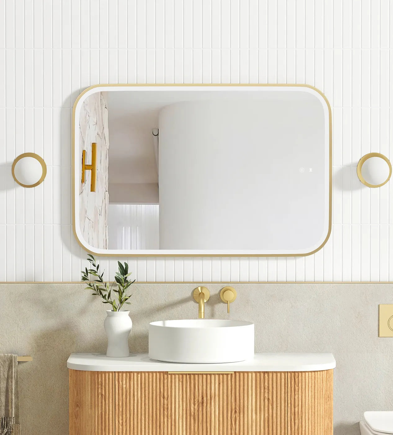 LED Newport 900x600mm Mirror