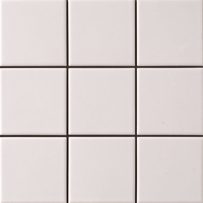 Luxe Small Square Mosaic Matt White 297x297mm