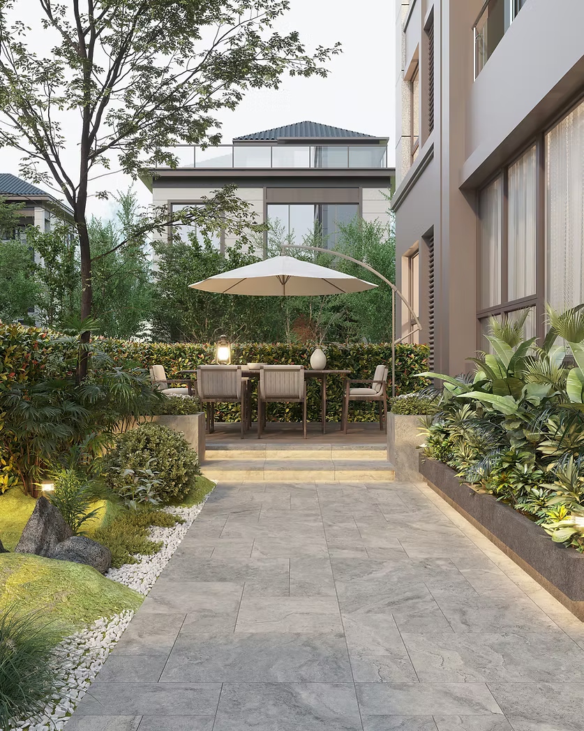 Travertino Pearl  French Pattern