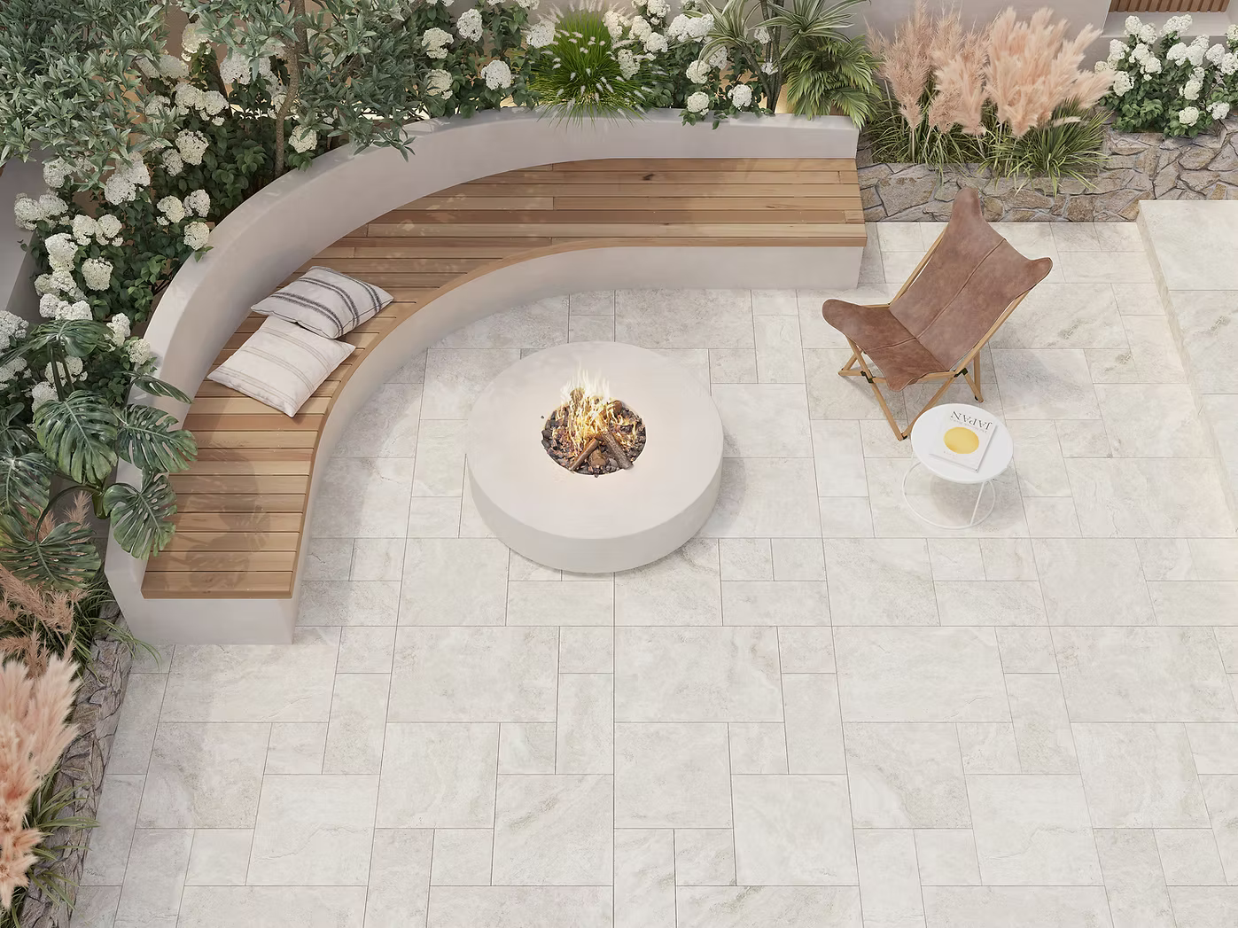 Travertino Beige  French Pattern